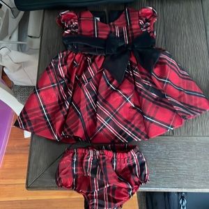 3-6 Bonnie baby holiday dress